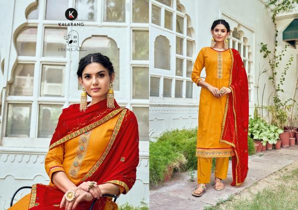 Kalarang Tanisha Designer Silk Embroidery Salwar 